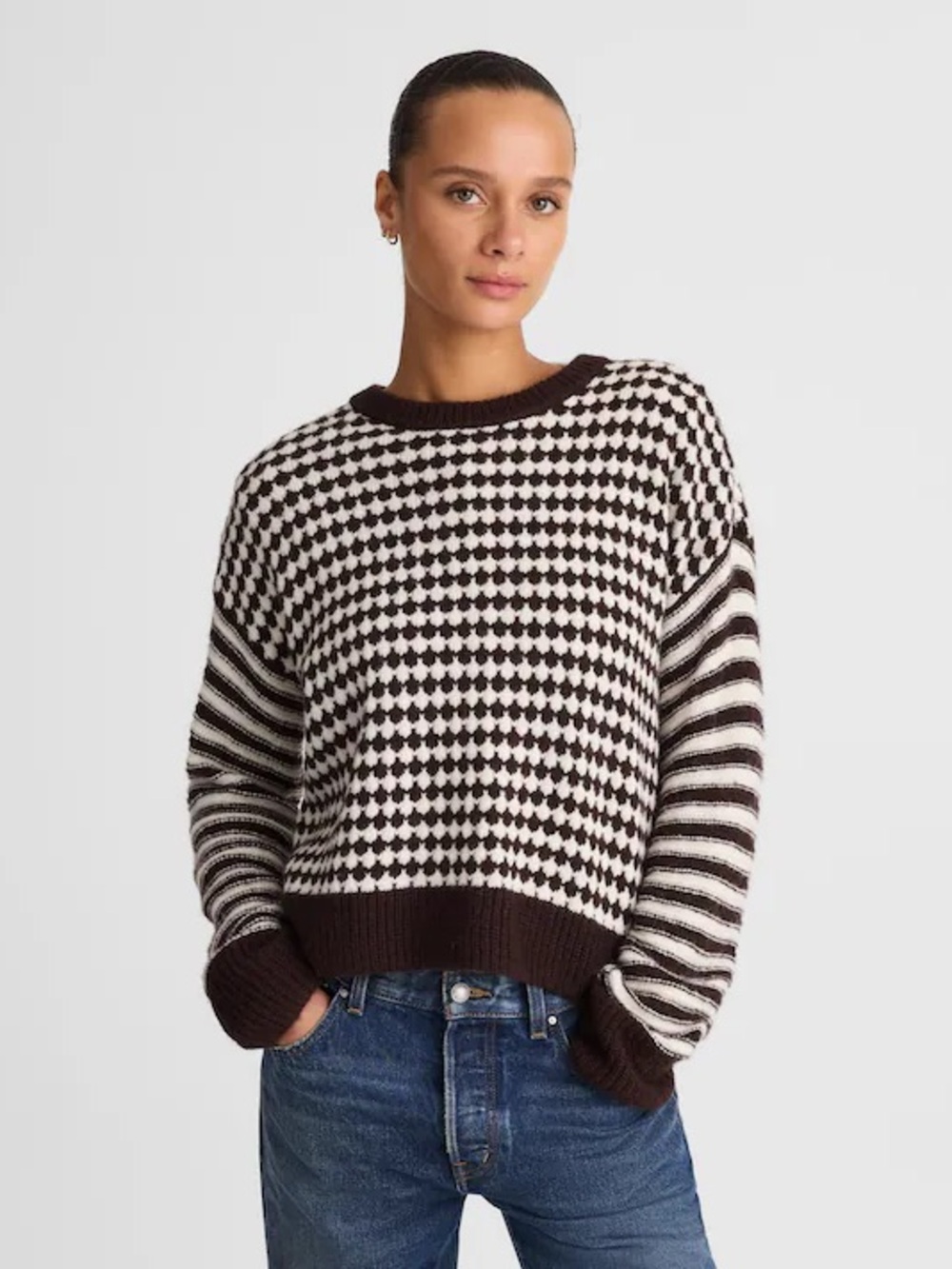 Madewell Mixed Stripe Pullover Sweater